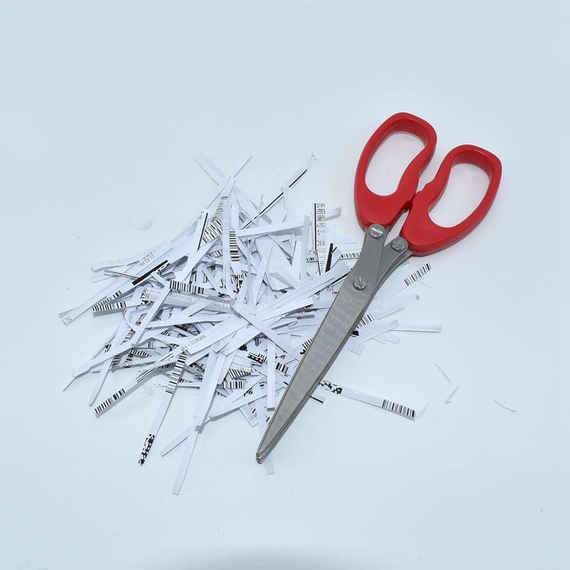 BCQLI Shredder Scissors,Designed To Cut Print Into Scraps That Can't be Read,Play a Role in Decompression - Image 2